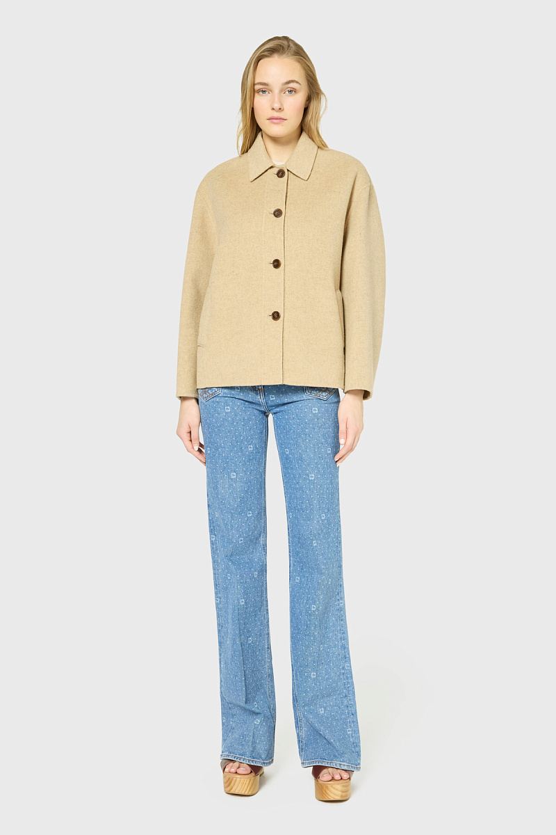 SIENNA - Укороченное пальто из смесовой шерсти