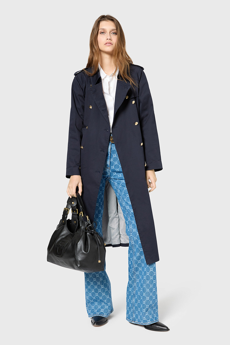 SERGE - Тренч с золотистыми пуговицами