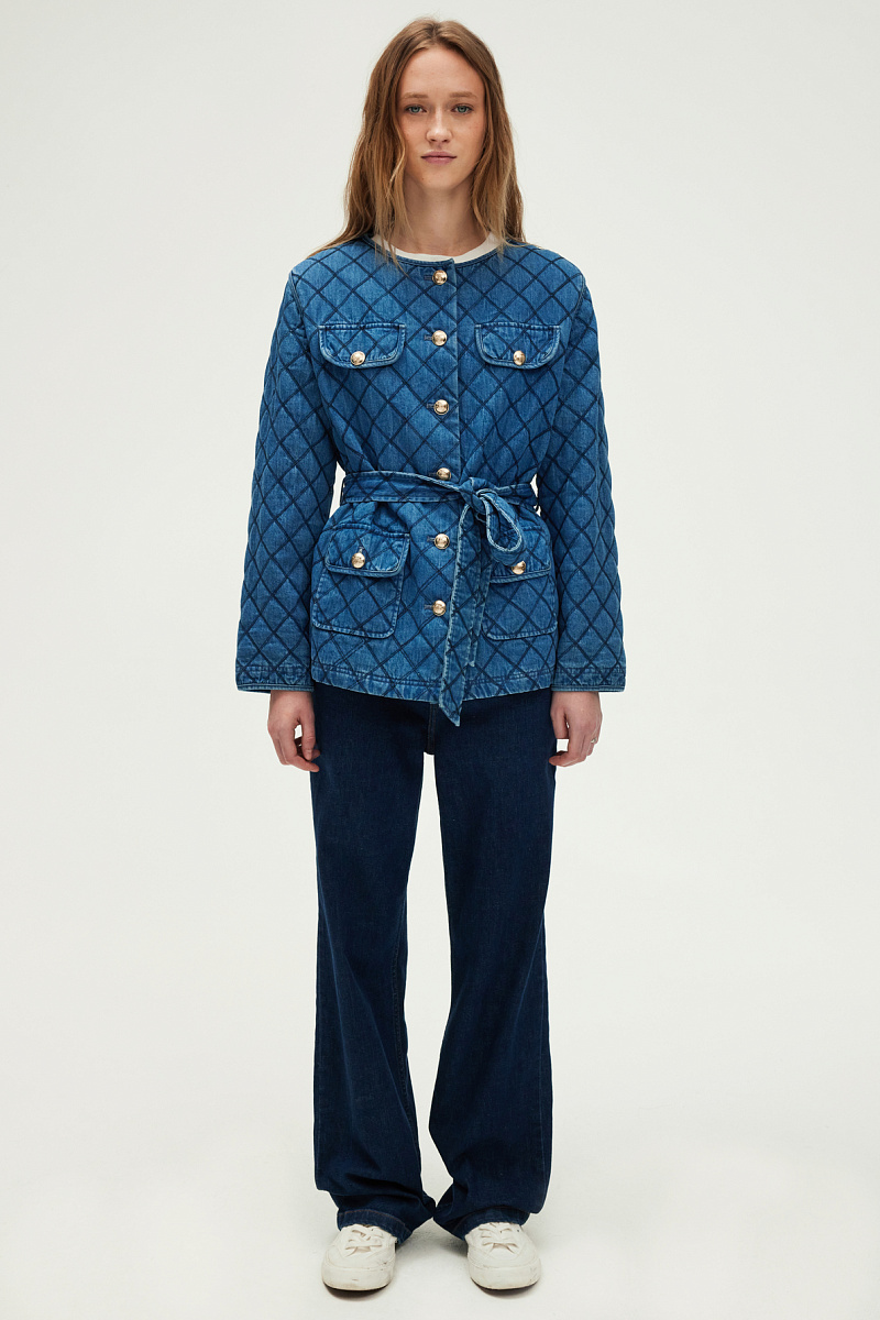 Джинсовая куртка из 100% хлопка