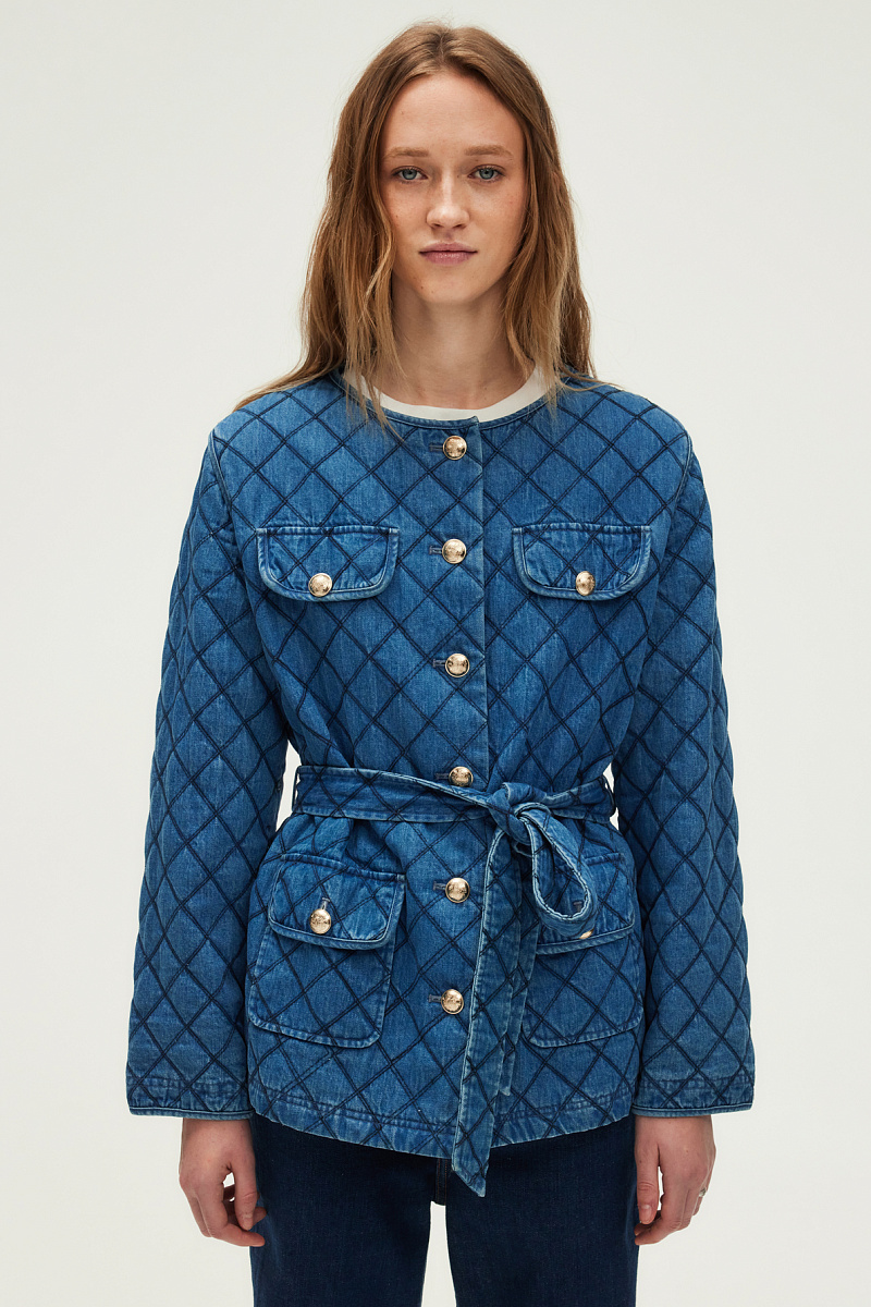 Джинсовая куртка из 100% хлопка