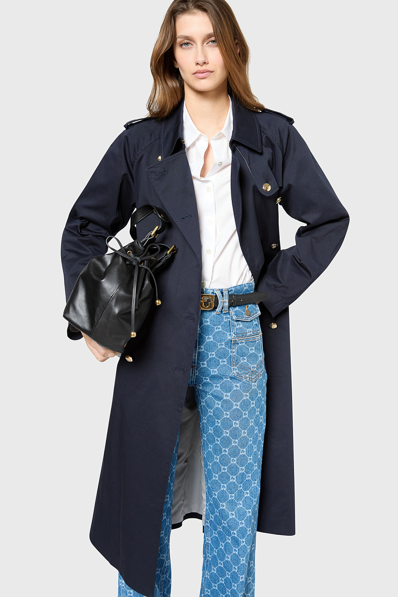 SERGE - Тренч с золотистыми пуговицами