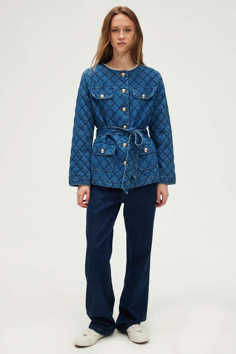 Джинсовая куртка из 100% хлопка