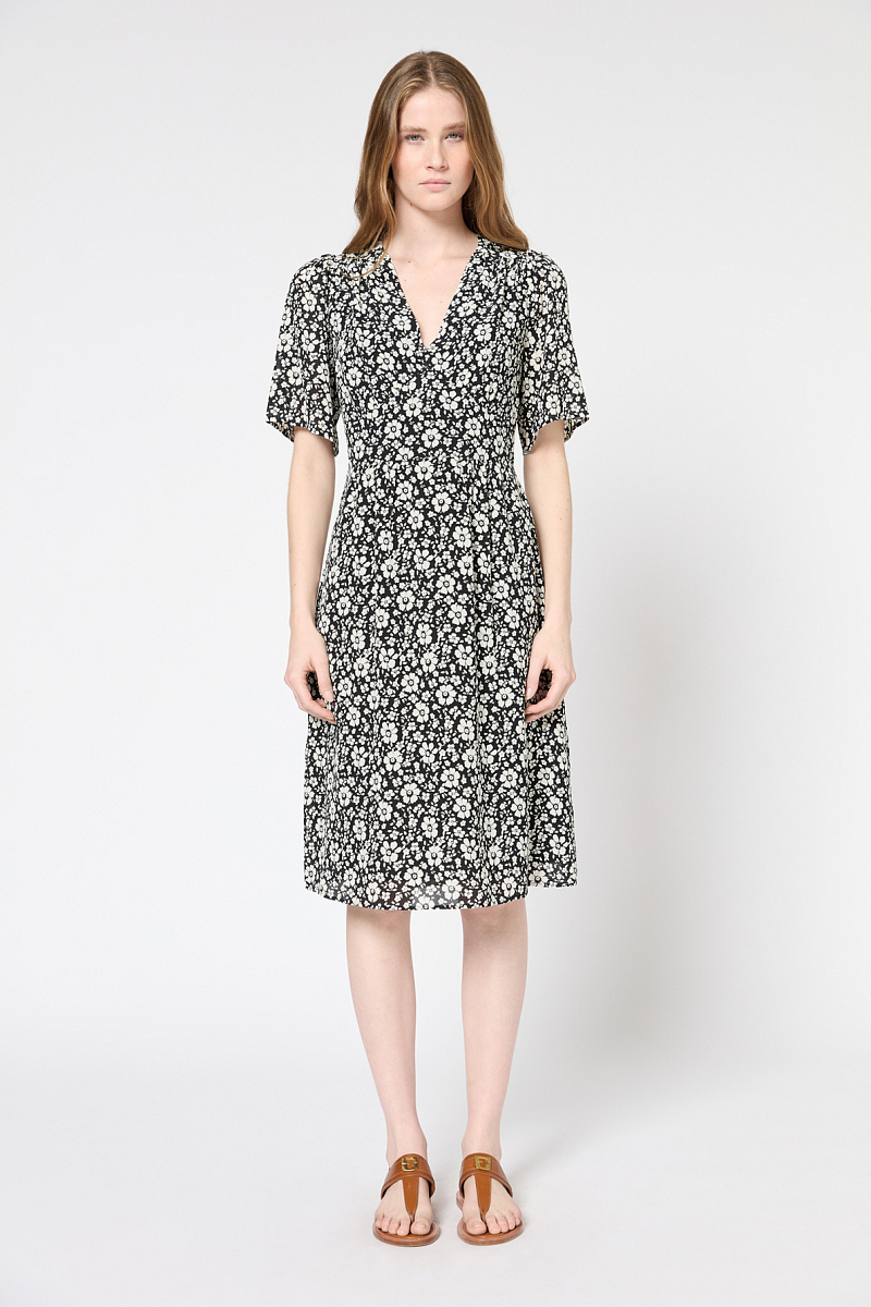 PAGET - Мини-платье с цветочным принтом