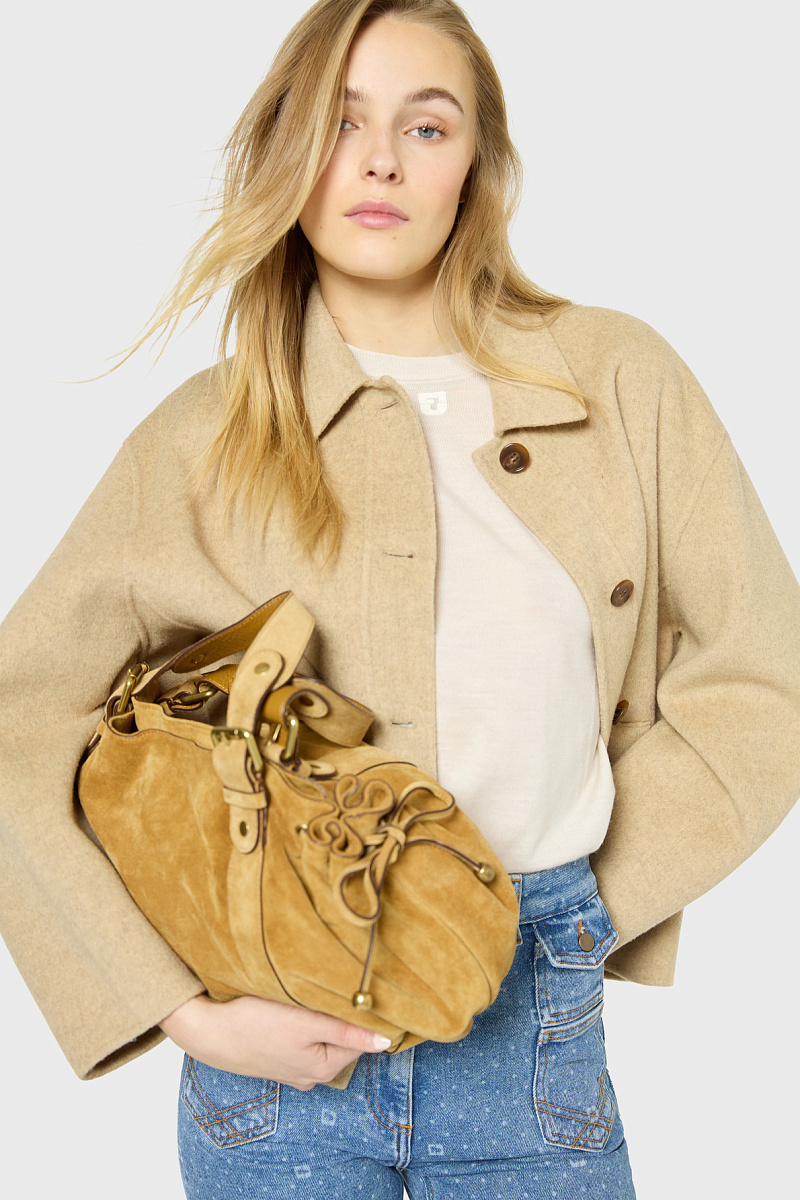 SIENNA - Укороченное пальто из смесовой шерсти