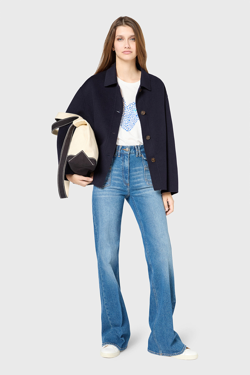 BAPTISTE - Укороченное пальто из шерсти