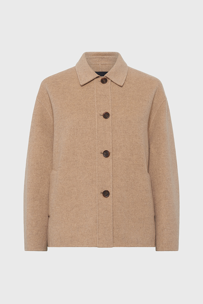 SIENNA - Укороченное пальто из смесовой шерсти